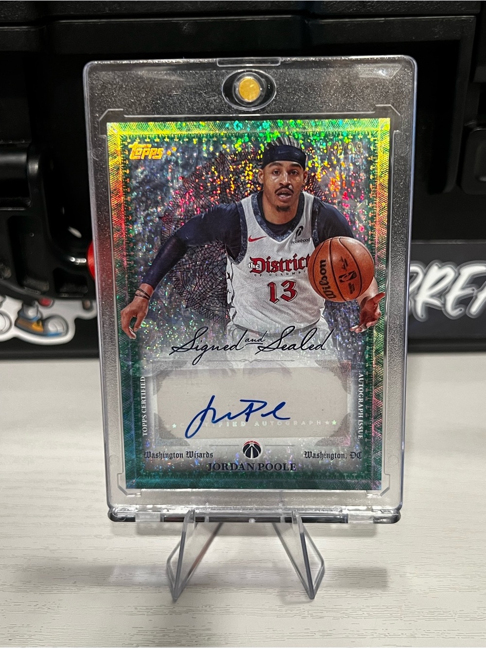 Jordan Poole auto /99 card
